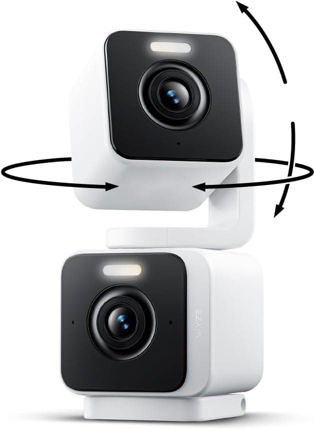 WYZE Duo Cam: Versatile 2K Security Cam with 360° Coverage