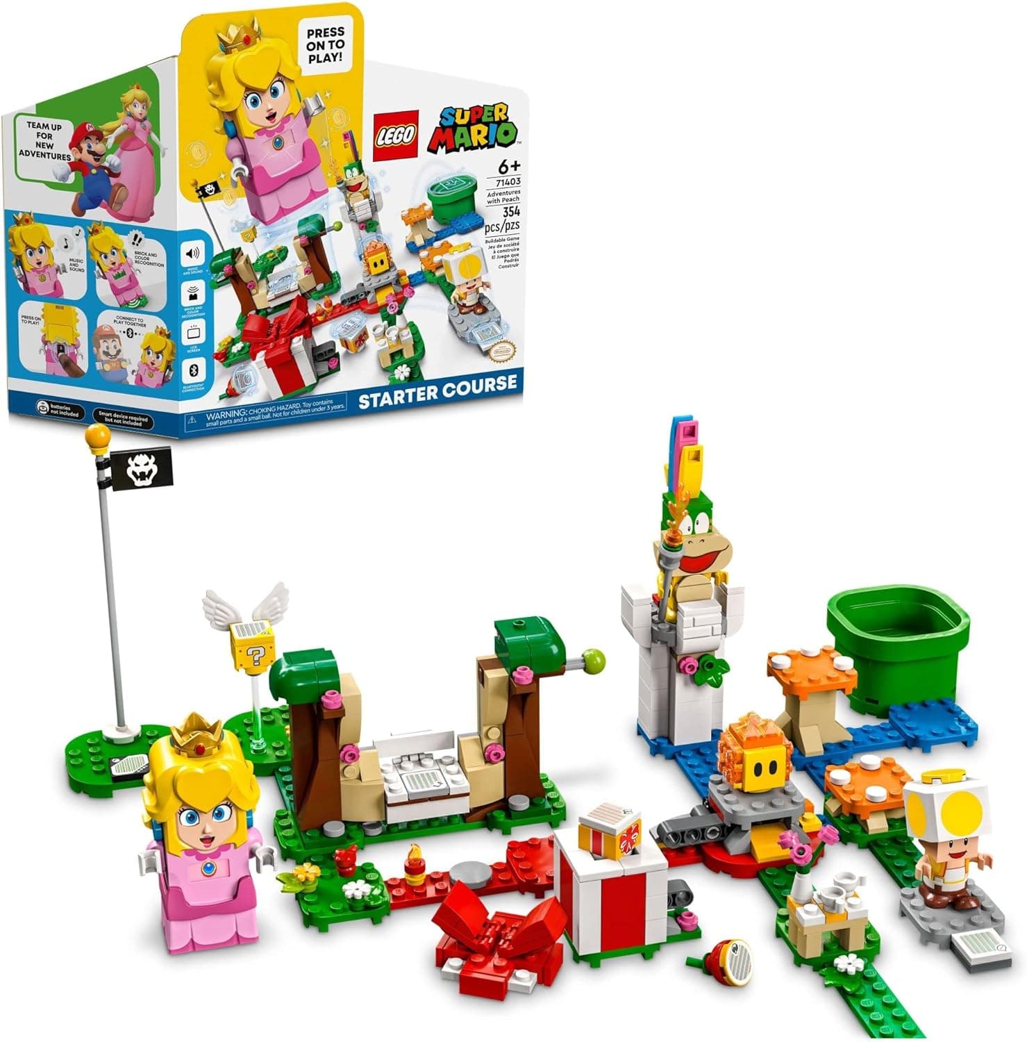 Build Your Super Mario Adventure with the LEGO Peach Starter Course