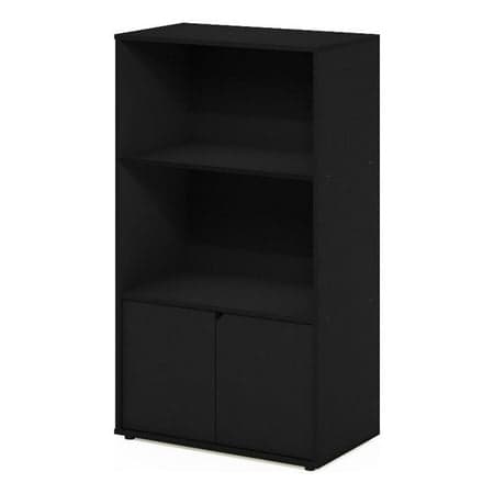 Furinno JAYA Kitchen Storage Shelf with Cabinet in Americano