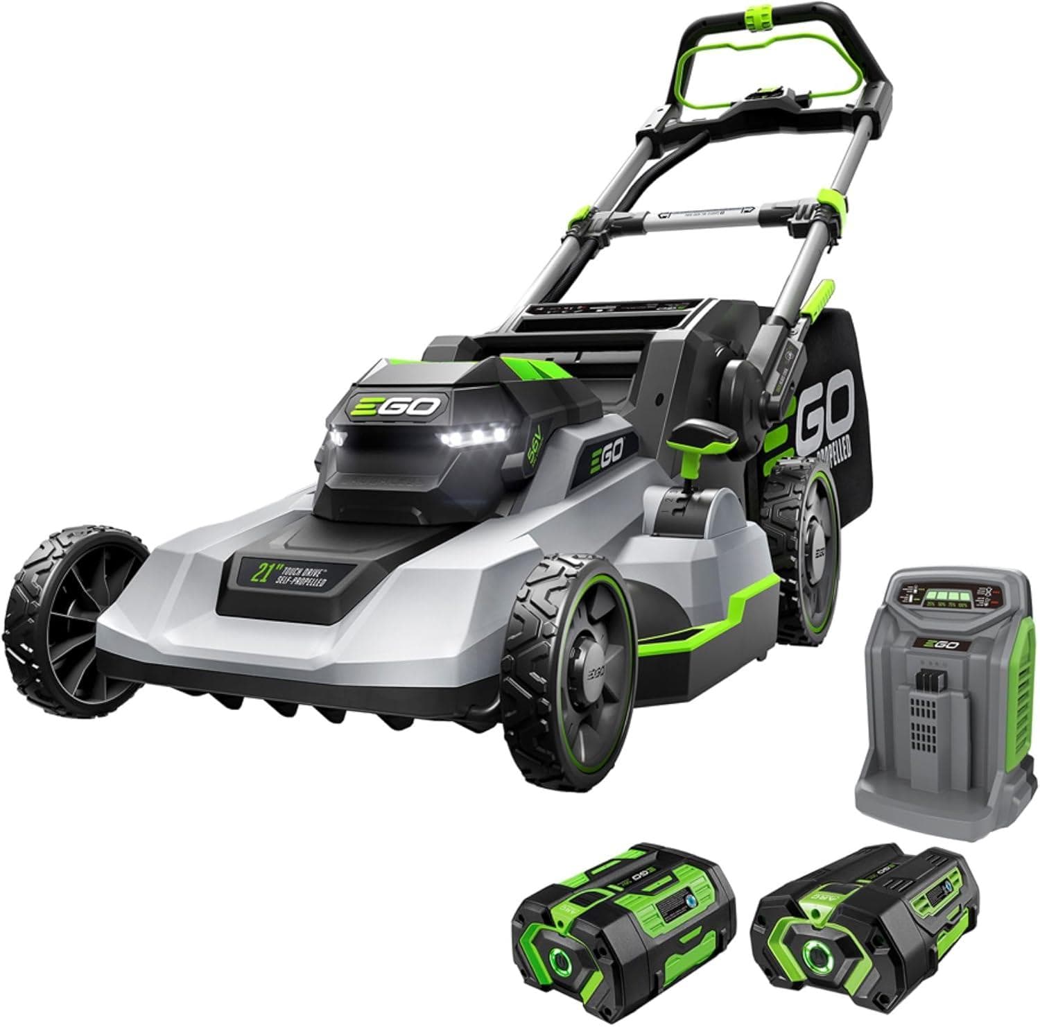 Cordless Electric Lawn Mower: EGO POWER+ Self-Propelled with Touch Drive (29% Off)