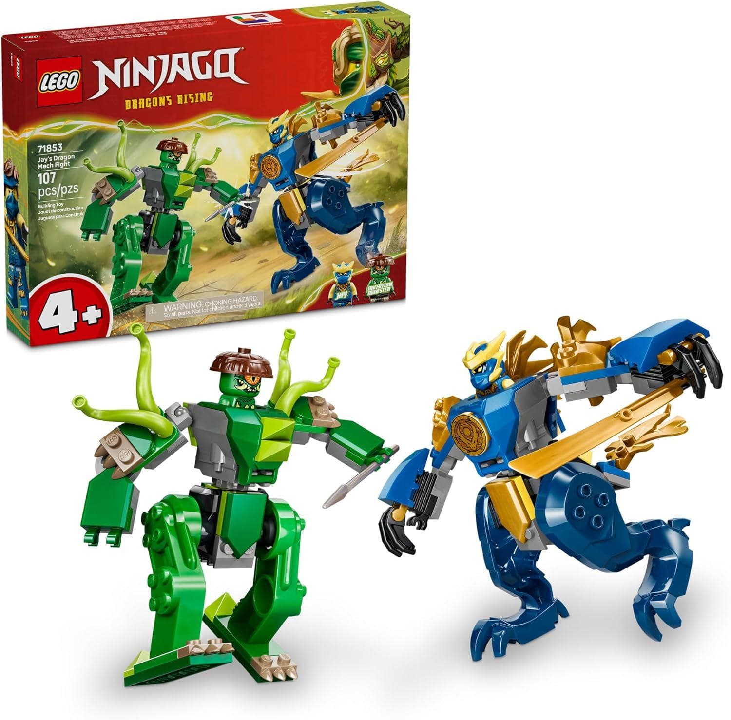 LEGO Ninjago: Dragons Rising Season 4 Jay's Dragon Mech Fight