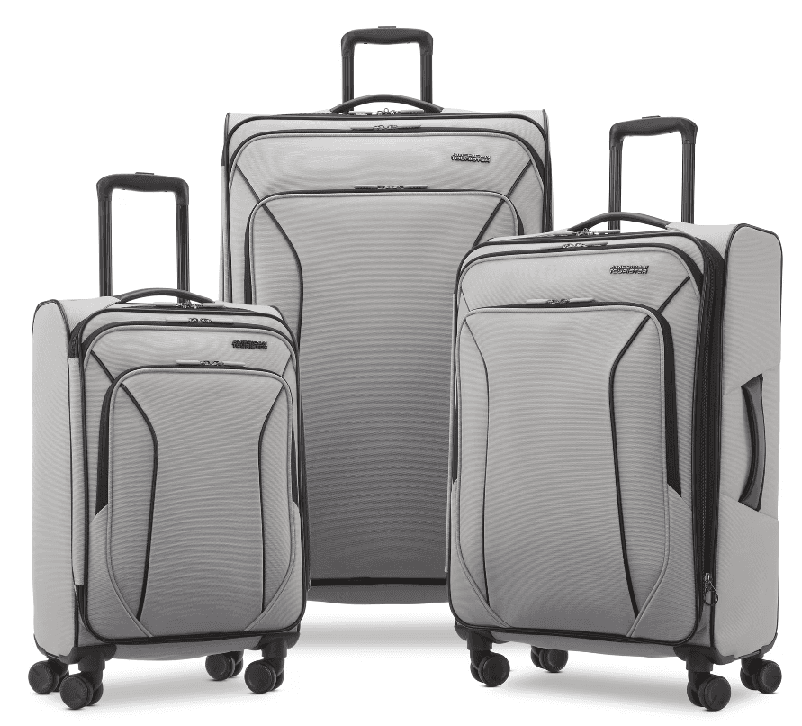 3-Piece American Tourister Lightweight Luggage Set with Spinner Wheels