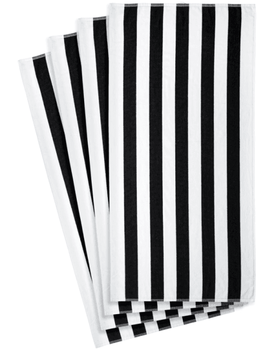 Save 25% on 4-Pack Mainstays Cabana Stripe Beach Towels