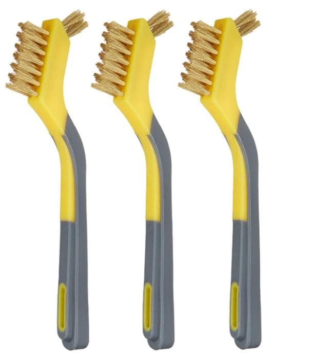 Amazon Basics Soft Grip Mini Brush Set - Versatile Cleaning Tools for Any Task
