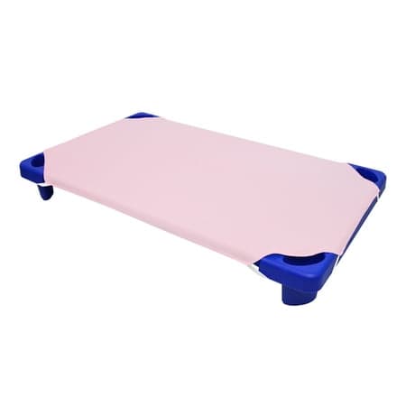 American Baby Company 100% Natural Cotton Percale Cot Sheet for Daycare Standard Size 23" x 51" - Soft & Breathable Cot Sheet for Daycare and Preschool, Pink