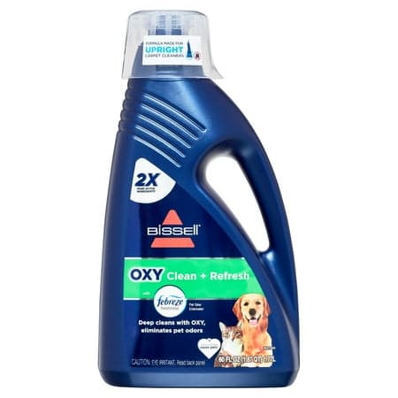 BISSELL OXY Clean + Refresh with Febreze Carpet Cleaning Solution, Fresh Scent, Best Paired with Upright Deep Cleaners, Deep Cleans with Oxy, Eliminates Pet Odors, 5959W, 60 oz
