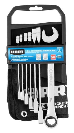 Powerful HART SAE Ratcheting Wrench Set - 31% Off