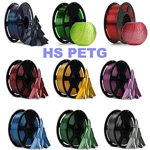 2 for $22.40: 1KG FLASHFORGE PETG 3D Printer Filament in Various Colors