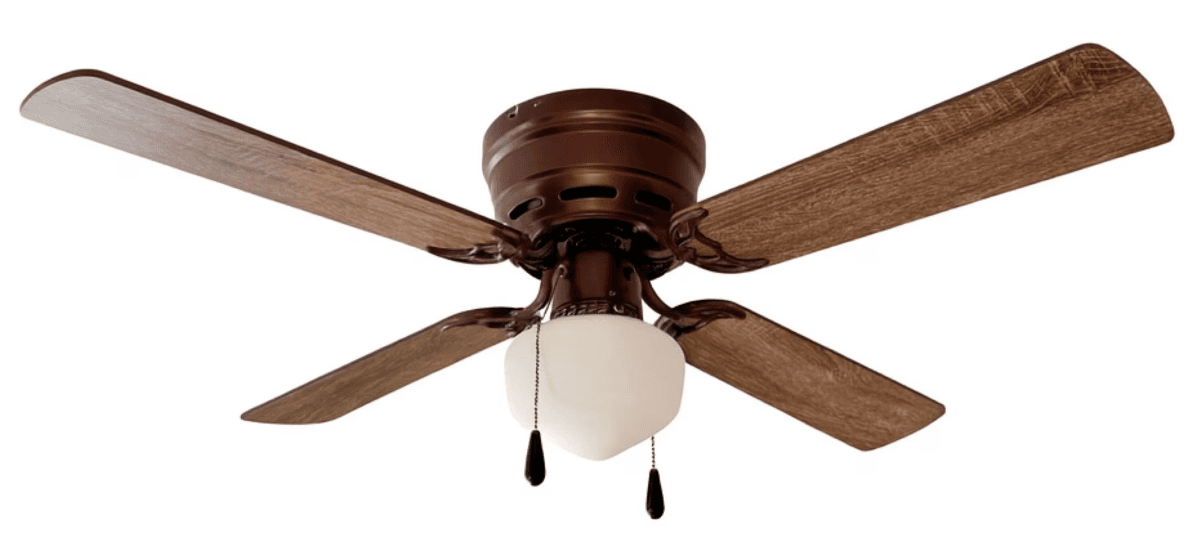 Mainstays 42" Hugger Indoor Ceiling Fan at 65% Off