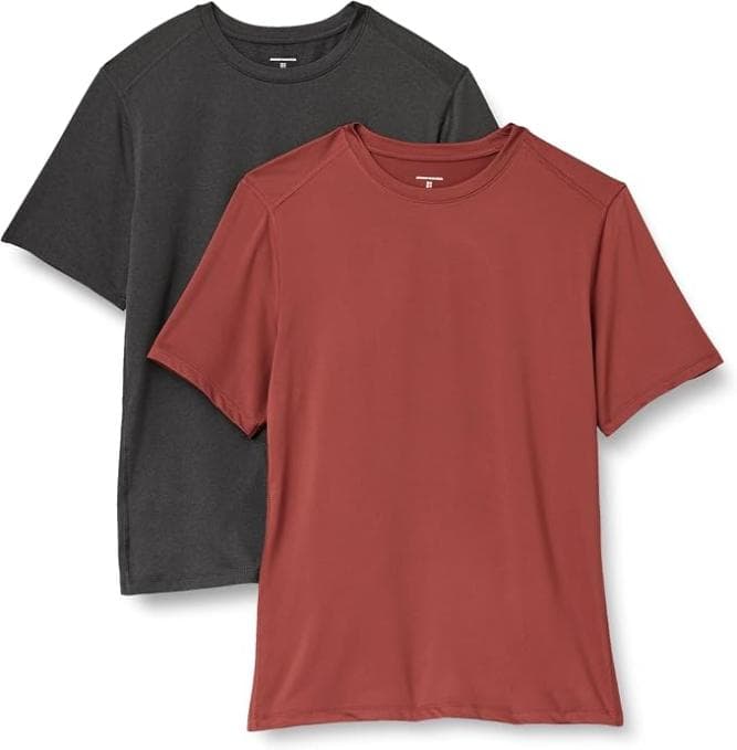 2-Pack Amazon Essentials Active Quick Dry Moisture Wicking T-Shirts