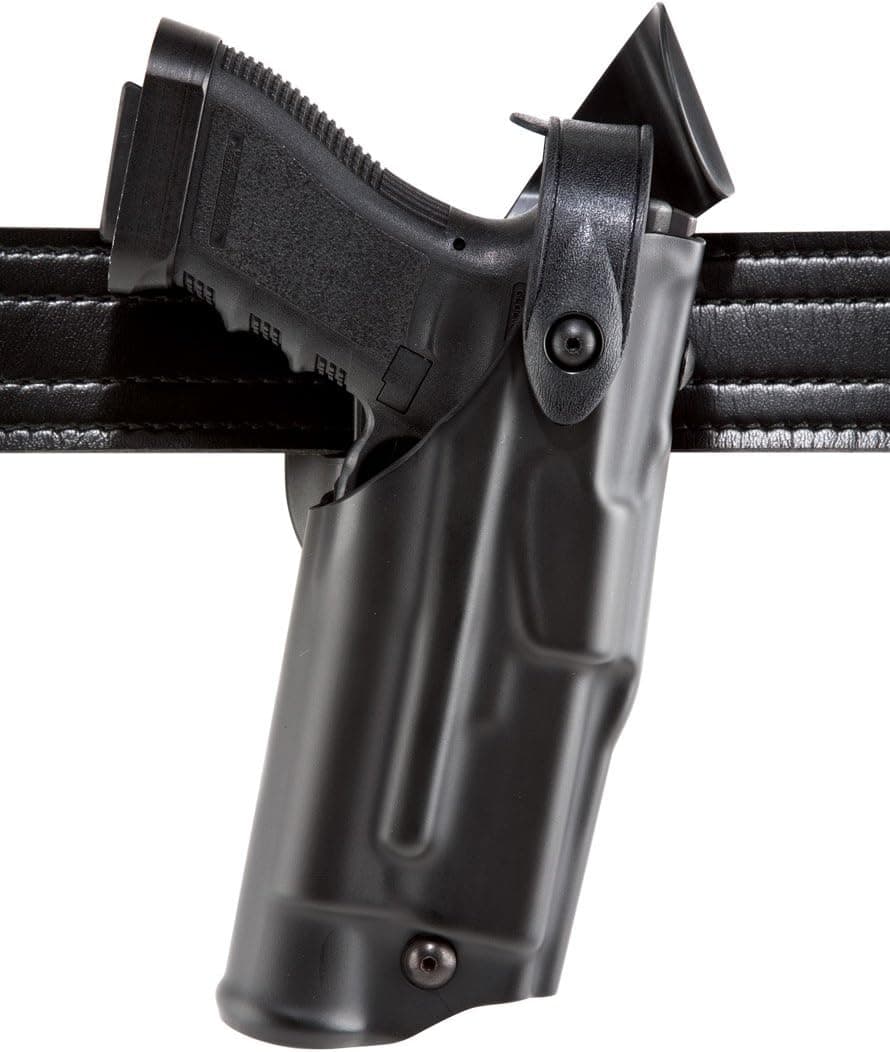 Safariland 6360 ALS/SLS Mid-Ride, Level 3 Retention Duty Holster, Glock 19, 23, 32, Mid-Ride, Hi-Gloss Black, Right Hand