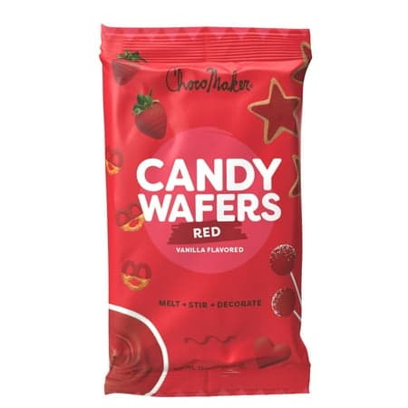 ChocoMaker Red Vanilla Flavored Candy Wafers, 12oz