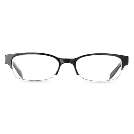 Equate Women's Rose Reading Glasses with Case, Black, +1.75