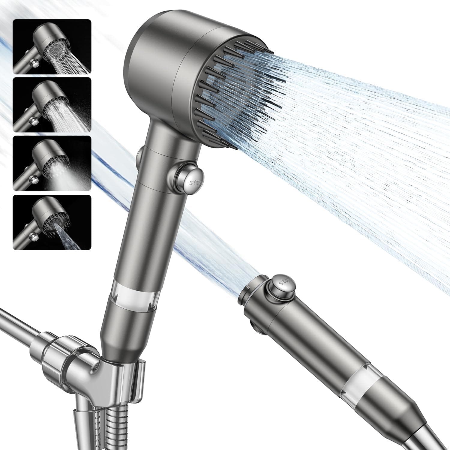 Save 52% on JOMST Filtered Shower Head with Handheld High Pressure