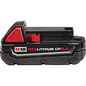 Milwaukee M18 REDLITHIUM CP2.0 Battery - $35.50 with $99+ Order