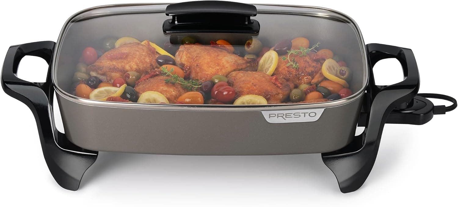 Sear & Simmer in Style: Presto 16-Inch Ceramic Skillet