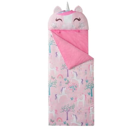 Your Zone Pink Unicorn Glow in the Dark Child's Nap Mat, 24" x 70"