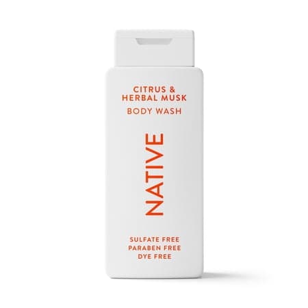 Native Body Wash, Citrus & Herbal Musk, Sulfate Free, for Women & Men, 18 fl oz