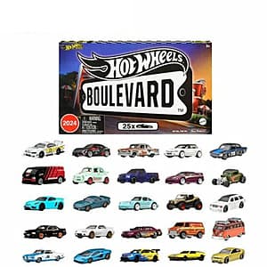 Hot Wheels Boulevard Factory Set with 25 Play Vehicles