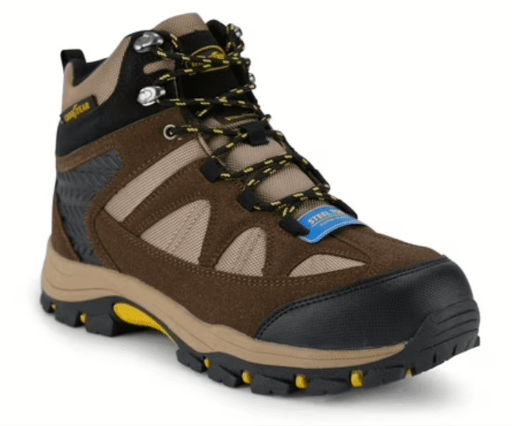 Goodyear's Teton Steel Toe Outdoor Hiker Boots Down 58% at Walmart