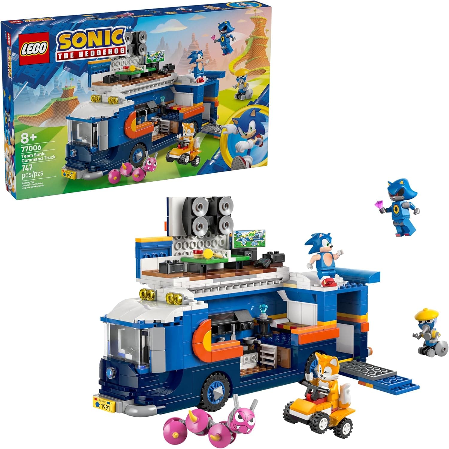 Command the Sonic Team with LEGO Sonic Truck!