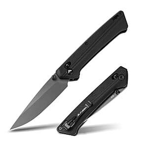 Razor-Sharp FLISSA Folding Pocket Knife with D2 Steel Blade