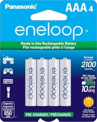 Save on Panasonic Rechargeable Batteries - 4-Pack