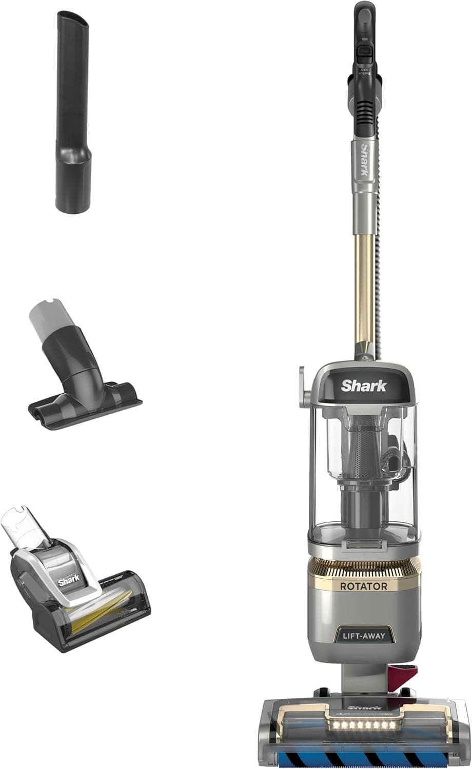 Powerful Shark Vacuum: Lift-Away, HEPA, LED Lights