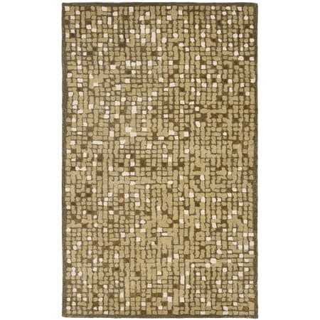 SAFAVIEH Martha Stewart Mosaic Dotted Area Rug, Oolong Tea Green, 5' x 8'
