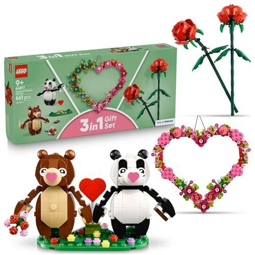 LEGO 3-in-1 Hearts & Flowers Gift Set at 65% Off