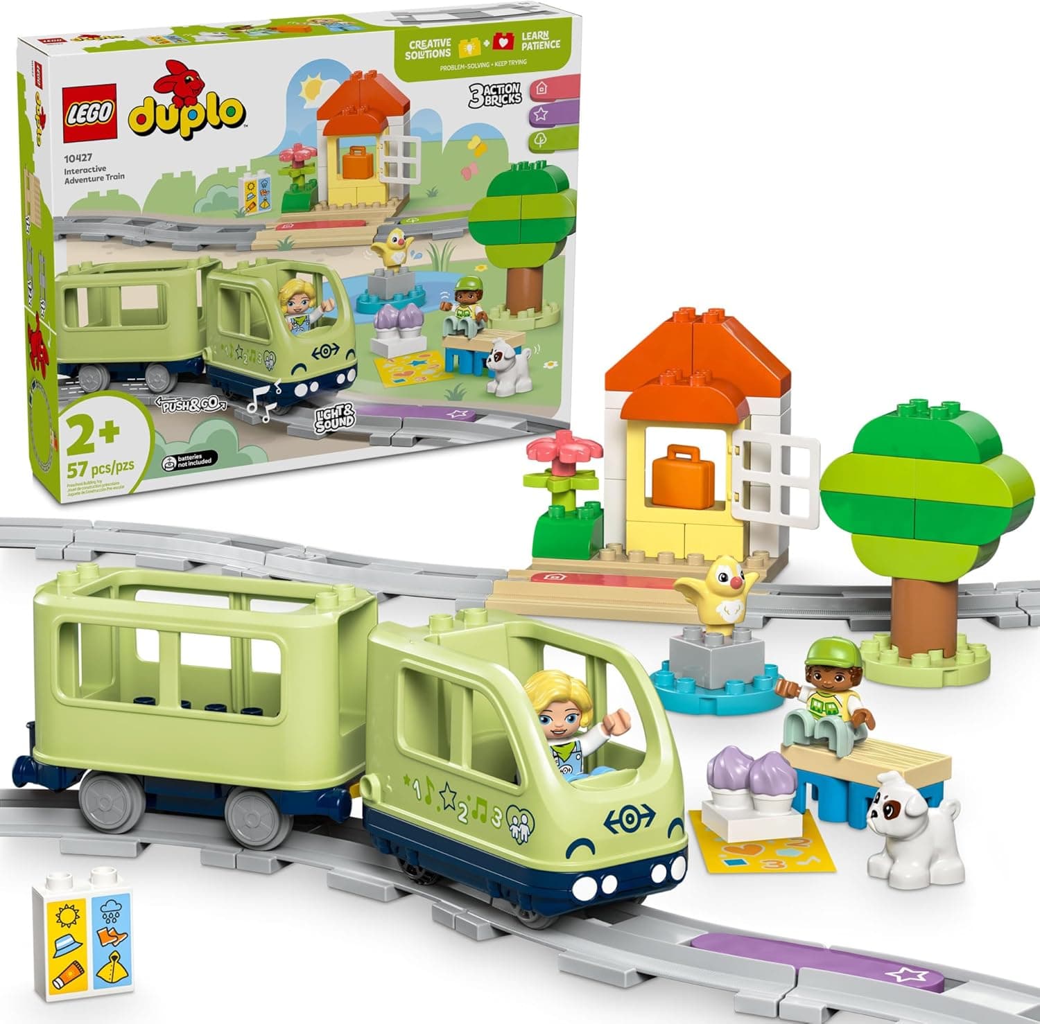 LEGO DUPLO Town Interactive Adventure Train Set - Toddler Playtime Fun