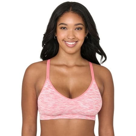 Kindly Yours Women’s Wire-Free Seamless Textured Voop Bralette, Sizes S-XXXL