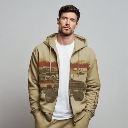 Chevy "Blazer" Men's & Big Men's Hooded Sweatshirt, Sizes XS-5XL