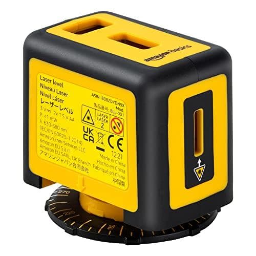 50% Off Amazon Basics 360° Rotating Laser Line Level