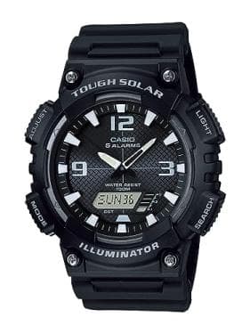 Casio Solar-Powered Slim Analog-Digital Watch: 30% Off