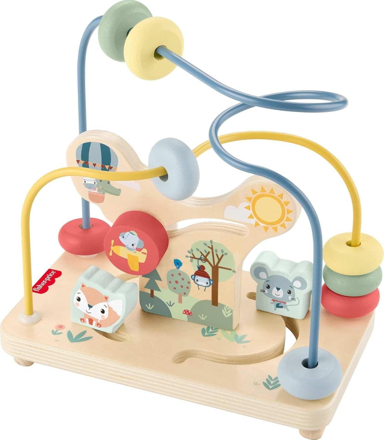 Unleash Woodland Wonder: Fisher-Price Toddler Toy Bead Maze