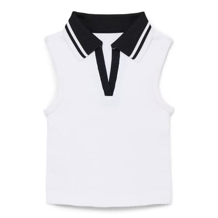 Athletic Works Girls Active Tennis Polo, Moisture Wicking, Sizes 4-18