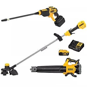 DeWalt 20V MAX: String Trimmer + Blower + Power Cleaner w/ 4Ah Battery & Charger $319 + Free Delivery