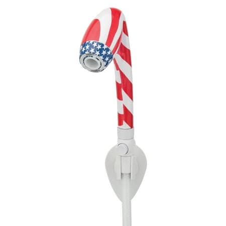 Oxygenics BodySpa RV Handheld Shower Head 2-Setting Red, White and Blue