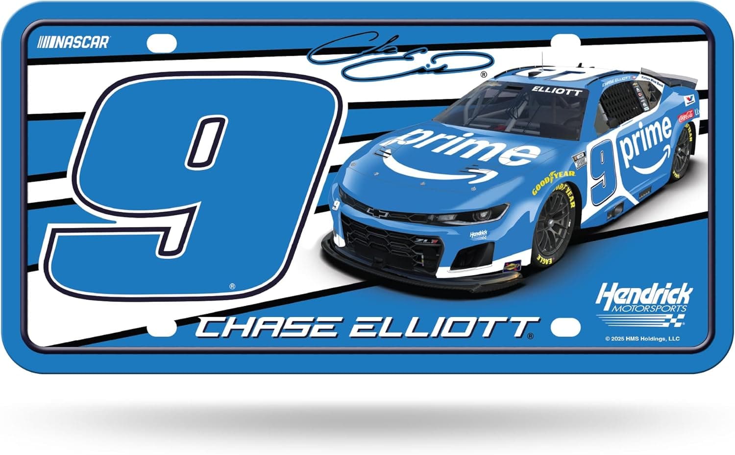 Proudly Display Your NASCAR Passion with Rico Industries Chase Elliott Auto Tag