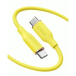 Prime Members: 6' 100W Anker USB C Cable (yellow) $10 + Free Shipping
