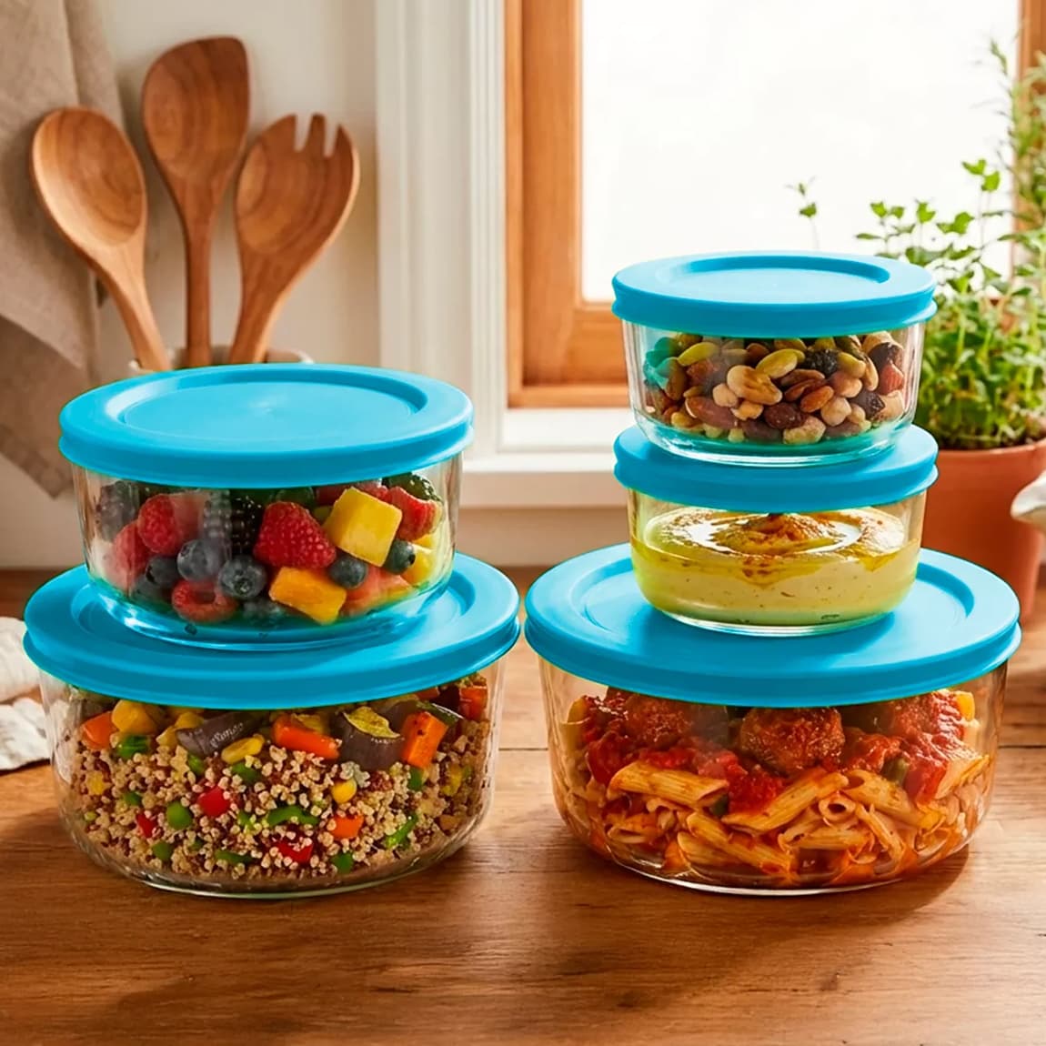 10-Piece Glass Food Storage Set for Only $15