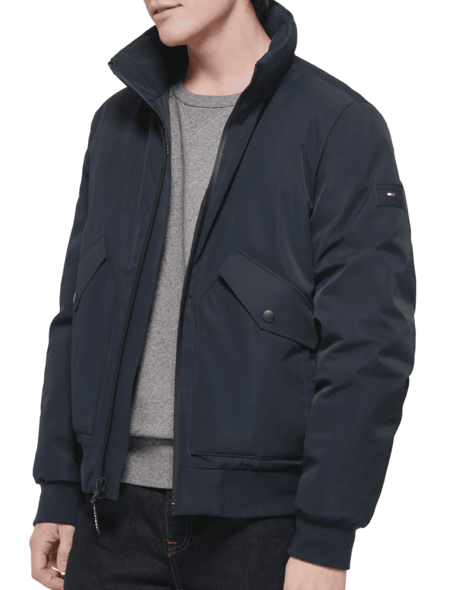 Versatile and Performance-Focused Bomber Jacket from Tommy Hilfiger