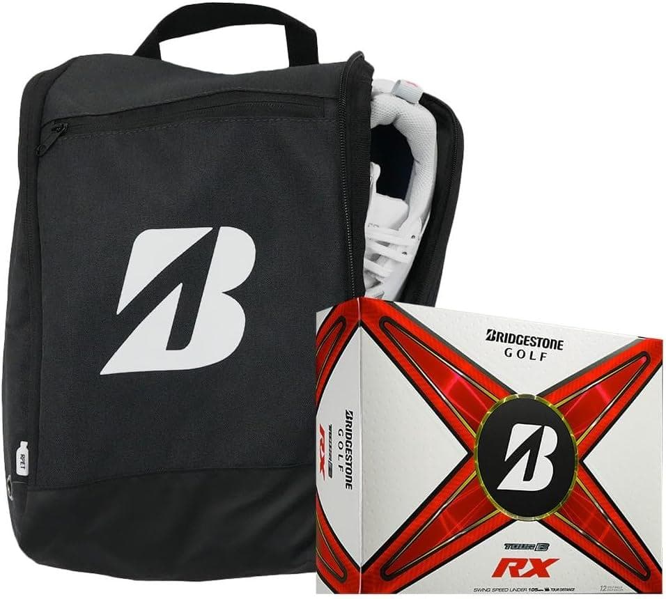 36% Off Bridgestone Golf Tour B RX Balls and Shoe Bag Bundle