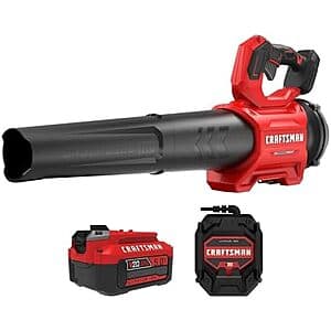 CRAFTSMAN V20 Brushless RP Cordless Leaf Blower w/ 5Ah Battery and Charger $109 + Free S&H