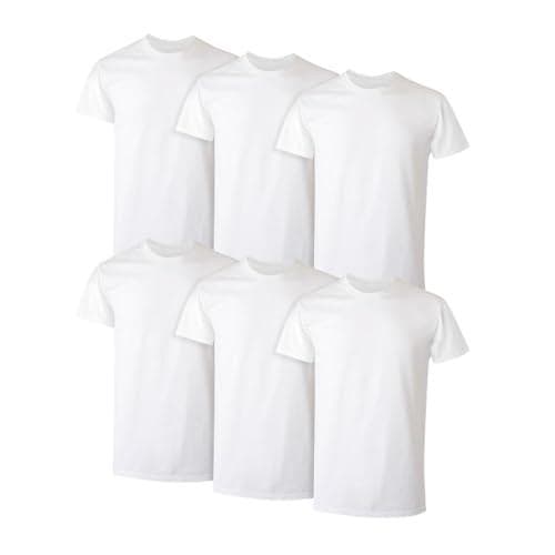 Stay Comfy with 46% Off 6-Pack Men's Hanes Stay-Tucked Soft Cotton Undershirts