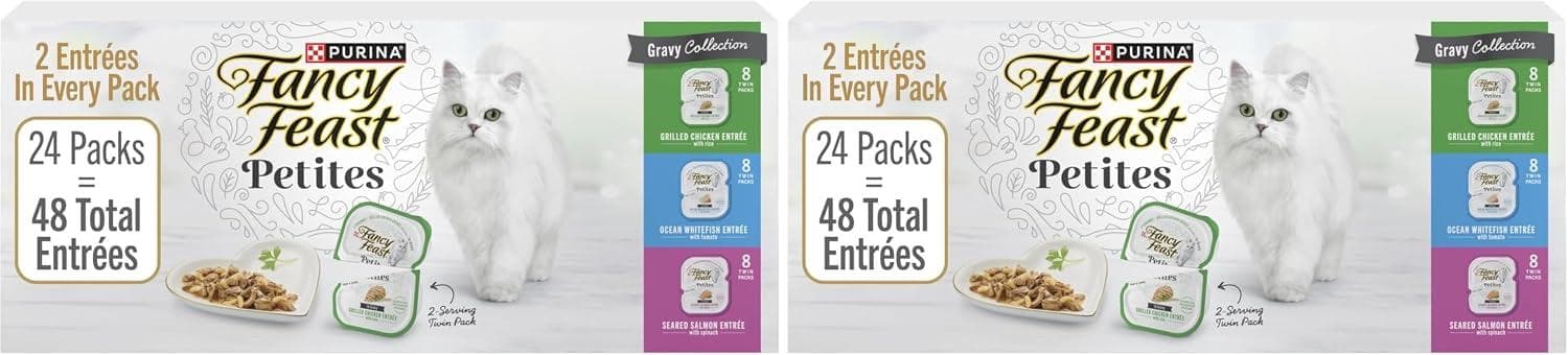 Purina Fancy Feast Gourmet Wet Cat Food 48-Pack