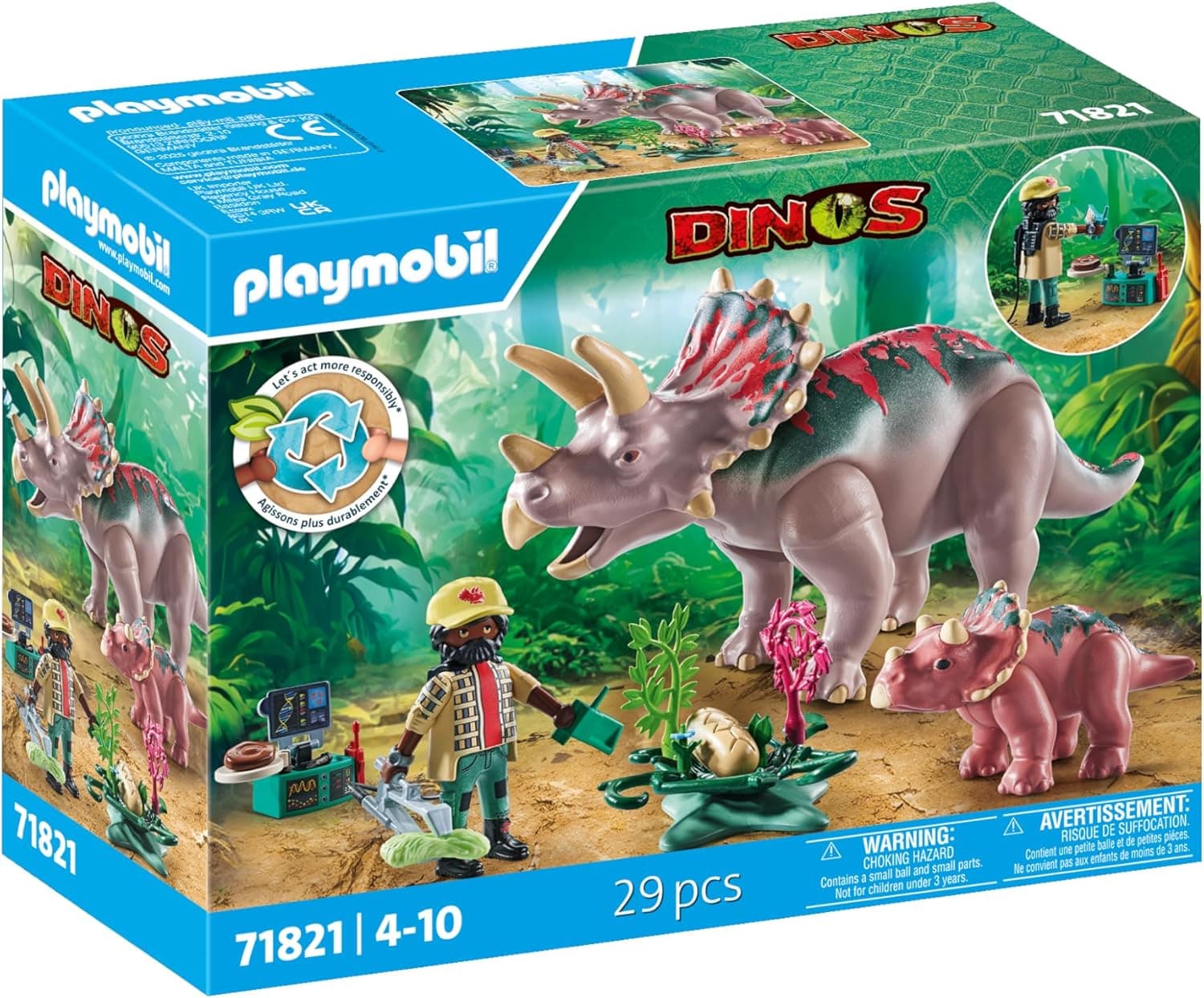 Playmobil Triceratops Family: Prehistoric Play at a Discount