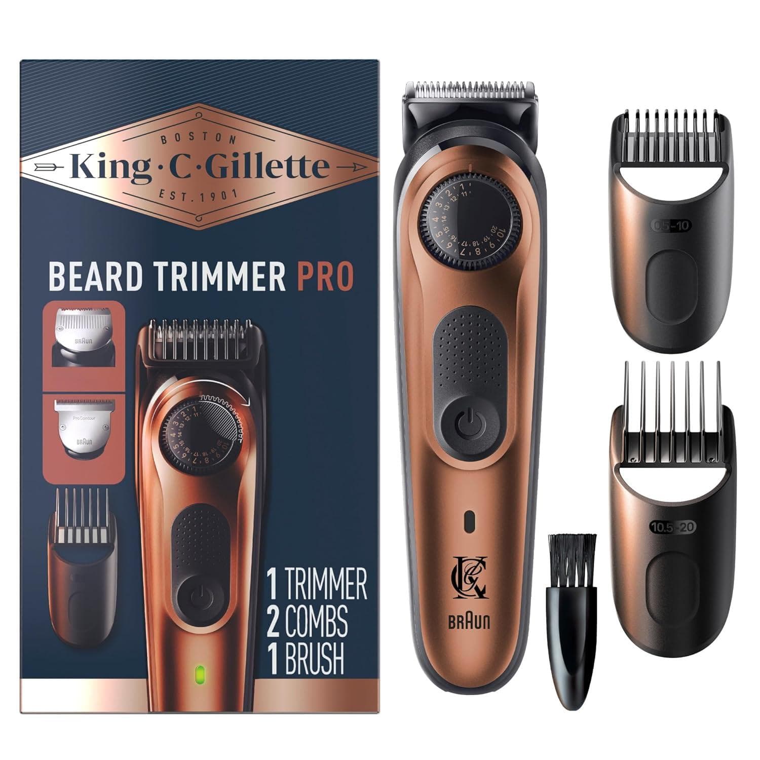 Gillette Beard Trimmer PRO with 40 Length Settings - 46% Off