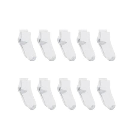 Hanes Women's Ankle Socks, Cushioned, 10-Pack, Size 5-9